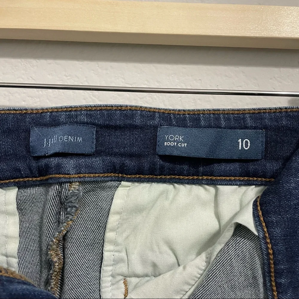 J. Jill Denim York Boot Cut Jeans Blue Stretch Classic Womens 10 - Picture 5 of 11
